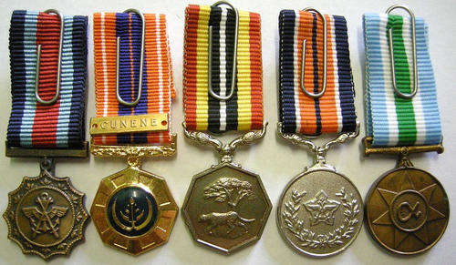 Miniature Medal Set of Five w/ Cunene Bar