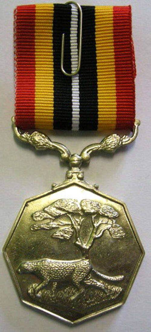 Full Size Southern Africa Medal Uniface Susp Short Grass Crisp Detail Matte Nr @ Back In Box