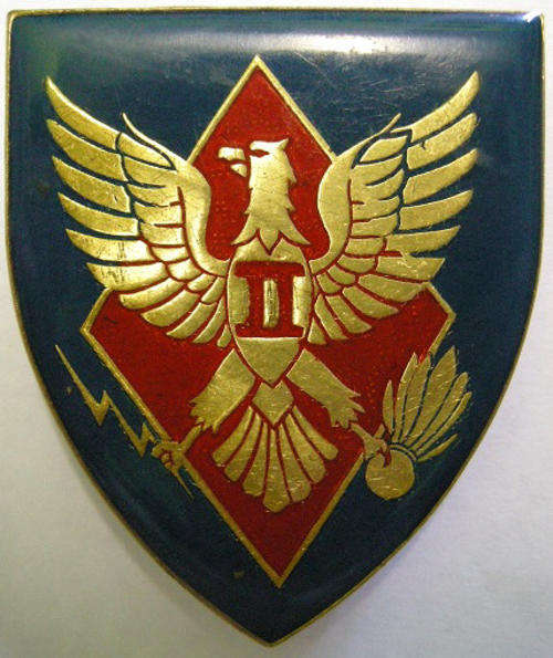 2 Locating Regiment Shoulder Flash Pins Intact Dinnes 4462