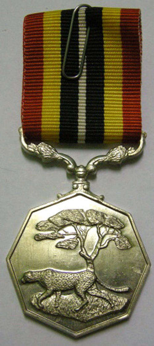 Full Size Southern Africa Medal Uniface Susp Tall Grass Crisp Detail Matte Finish Nr @ Back In Box