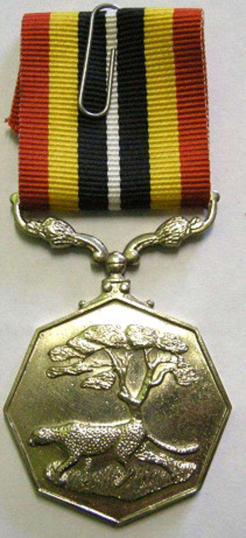 Full Size Southern Africa Medal Uniface Susp Short Grass Crisp Detail Mirror Finish Nr @ Back In Box