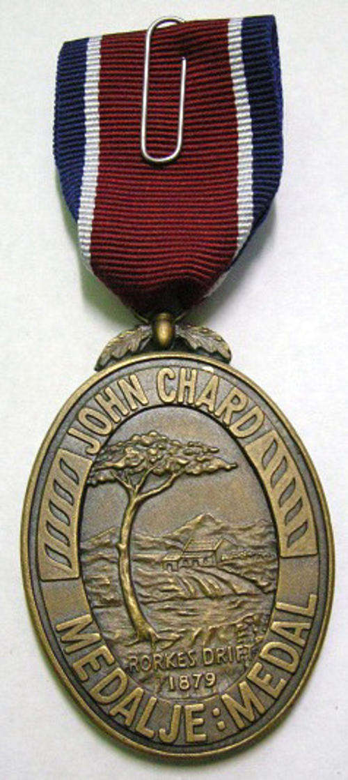 Full Size John Chard Medal NOT Numbered Thick Lettering Small Thin Suspender Ring