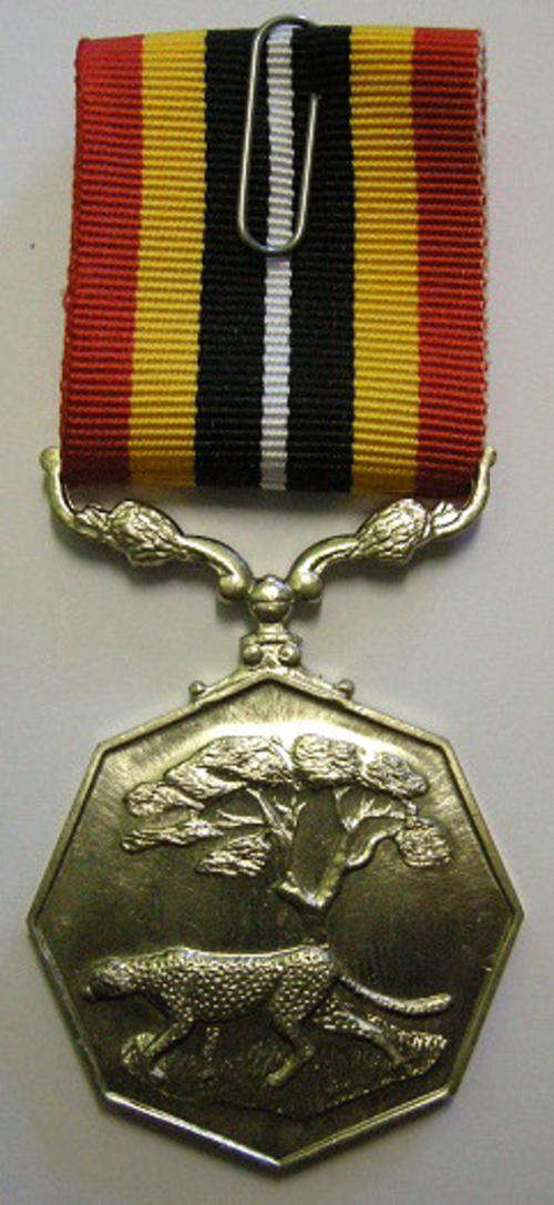 Full Size Southern Africa Medal Uniface Susp Short Grass Crisp Detail Matte Nr @ Back In Box