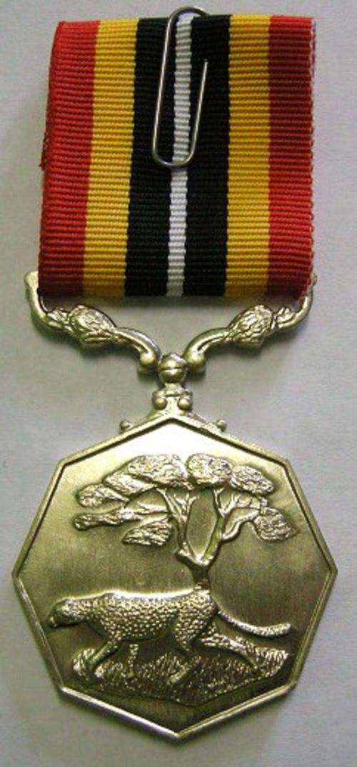 Full Size Southern Africa Medal Uniface Susp Short Grass Crisp Detail Matte Nr @ Back In Box