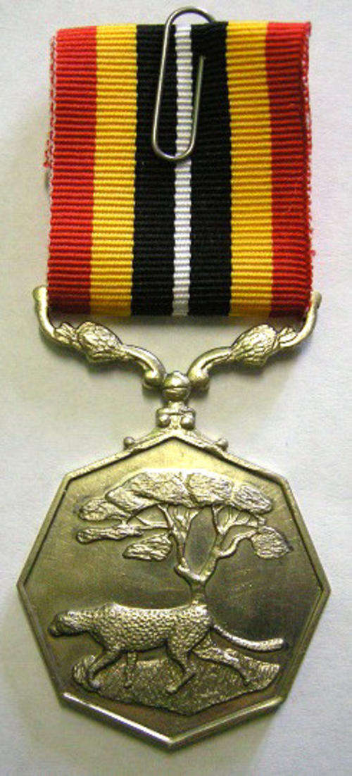 Full Size Southern Africa Medal Uniface Susp Tall Grass Crisp Detail Matte Finish Nr @ Back In Box