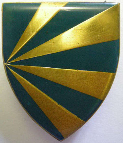 Pretoria East Commando Shoulder Flash Pins Intact Dinnes 4861 But Opposite Side