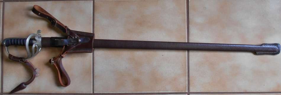 Pre 1994 SA Police Officers Sword WKC Solingen Germany Marked SAP Nr 0748 Old SA Coat of Arms