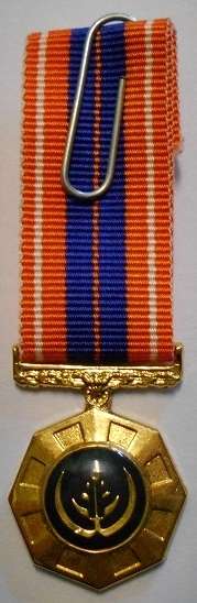 Miniature Pro Patria Medal Raised Epoxy