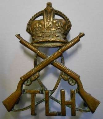 Tembuland Light Horse Cap Badge (Rare) 1905 - 1909 Owen 336 Lugs Intact