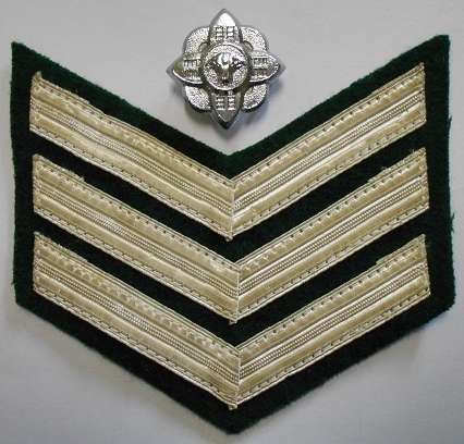 Ciskei Police Sergeant Rank Insignia Some Glue at Back