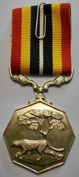 Full Size Southern Africa Medal Uniface Susp Short Grass Crisp Detail Matte Nr @ Back In Box