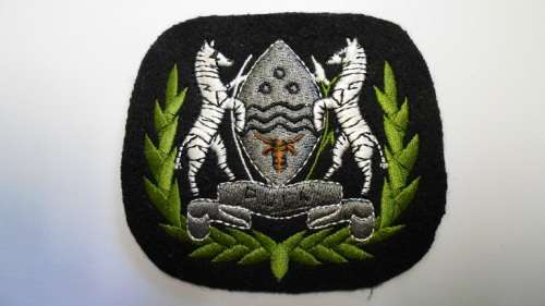 Botswana Defence Force Sergeant Major Class I Rank Insignia Single Embroidered on Felt