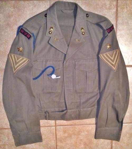 Regiment Vaal River (Vaalrivier) Staff Sergeant Bunny Jacket & Trousers See Description
