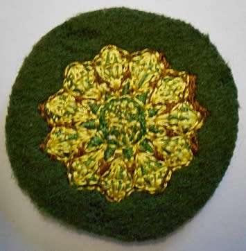 SWA Police Rank Badge Embroidered on Felt Dinnes 3779