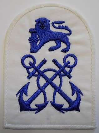 SA Navy Petty Officer's Rank Badge Embroidered on Material