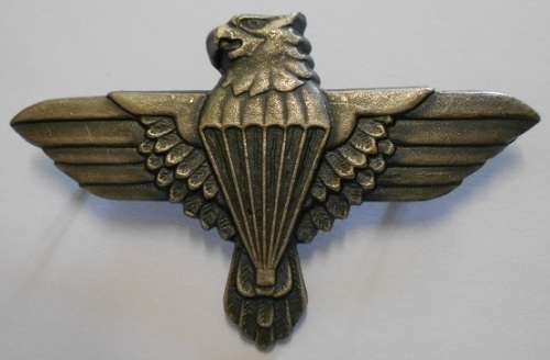 44 Parachute Brigade Grey Metal Beret Badge Pin Type Dinnes 303