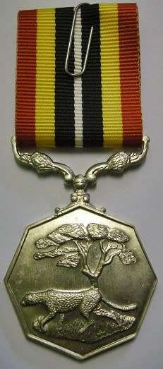 Full Size Southern Africa Medal Uniface Susp Short Grass Crisp Detail Matte Nr @ Back In Box
