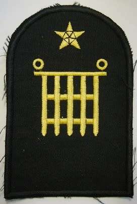 SA Navy Finance Trade Badge Embroidered on Material