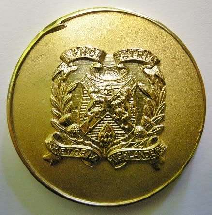 Pretoria Highlanders 1939 - 1989 Medallion 37mm