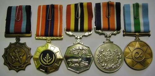 Full Size Medal Set of Five