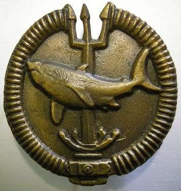 Attack Diver Qualification Badge Antique Bronze No Nr Thus Not Issued 3 Pins Recce Matthysen p191