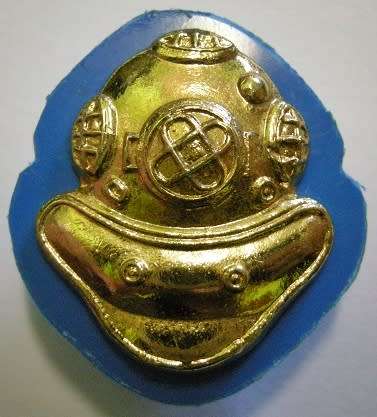 Part 1 Navy Diver Qualification Mess Dress Badge on Blue Plastic Backing Recce Matthysen p.186