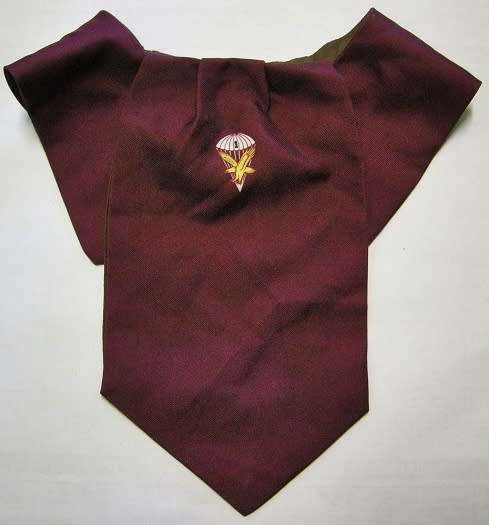 1 Parachute Battalion Cravat Name Written at Back