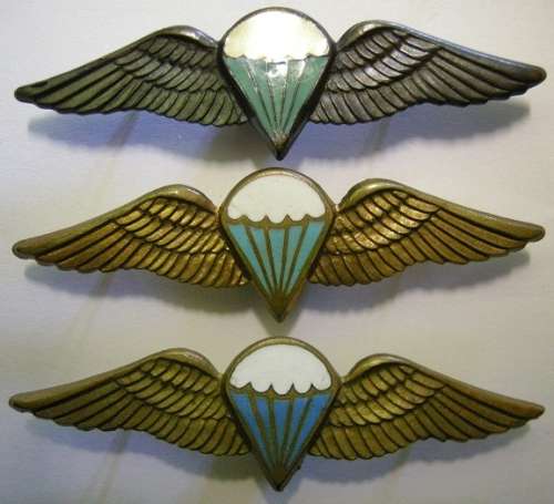 SA Parachute Basic Full Size Wings x 3 SEE DECRIPTION