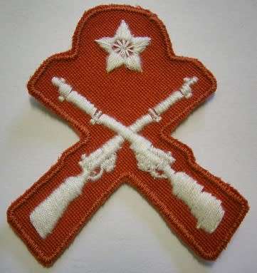 Army Cadet Sharpshooter Badge Embroidered on Material Dinnes 2165