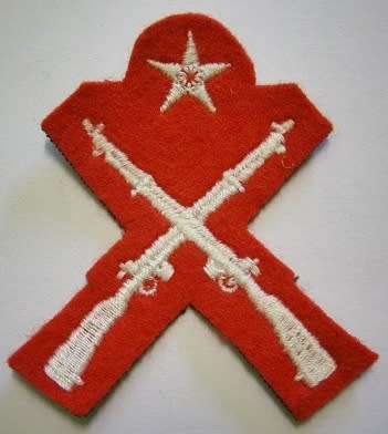 Army Cadet Sharpshooter Badge Embroidered on Felt