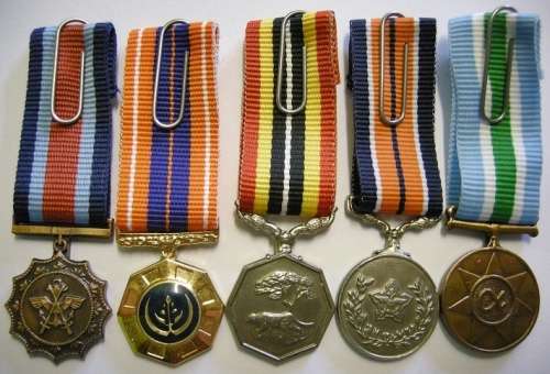 Miniature Medal Set of Five
