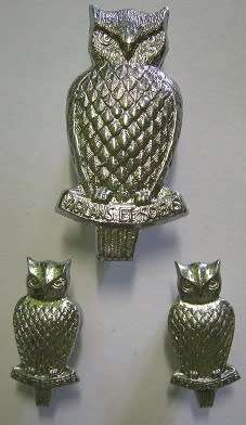 Military Intelligence Chromed Cap & Collar Badges