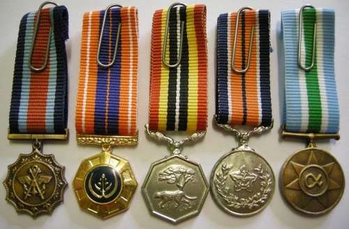 Miniature Medal Set of Five