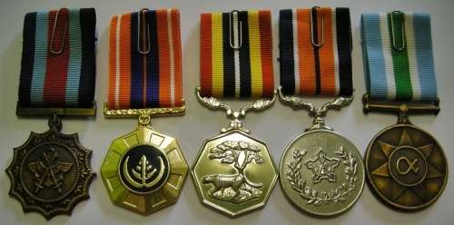Full Size Medal Set of Five