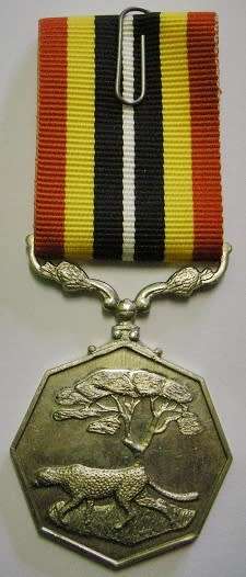 Full Size Southern Africa Medal Uniface Susp Tall Grass Crisp Detail Matte Finish Nr @ Back In Box