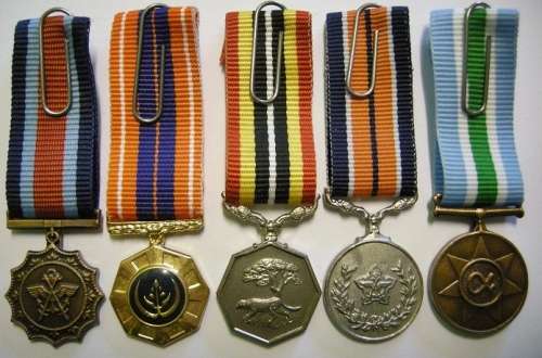 Miniature Medal Set of Five