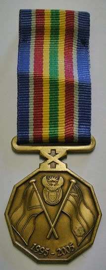 Full Size Police 10 Year Commemoration Medal
