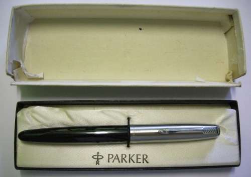 Parker Model 21 Fountain Pen Made in USA In Original Box Note Condition of Box