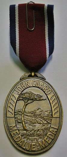 Full Size John Chard Medal NOT Numbered Thick Lettering Small Thin Suspender Ring