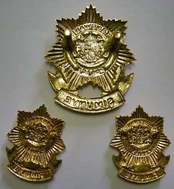Kangwane Police Cap & Collar Badges Dinnes 1540 & 1541