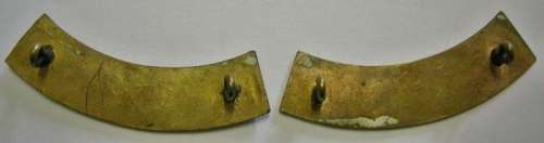 Regiment De la Rey Brass Shoulder Titles Pair
