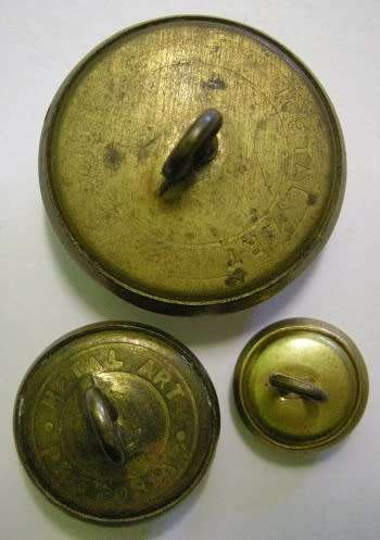 SA Railway Police Buttons x 3 (28mm, 18mm & 12mm)