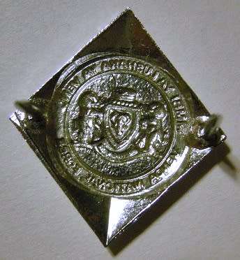 Venda National Force Chromed Other Ranks Collar Badge Single Dinnes 1491