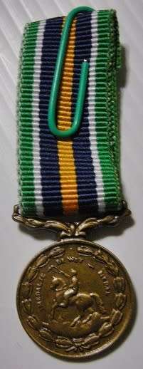 Miniature De Wet Medal Thin Type