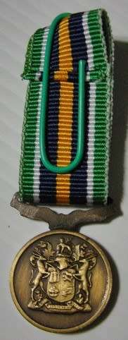 Miniature De Wet Medal Thick Type