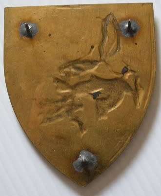 SADF Dog Centre Shoulder Flash Pins Intact