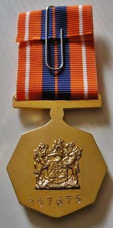 Full Size Pro Patria Medal Numbered at Back Flush Epoxy In Original Box