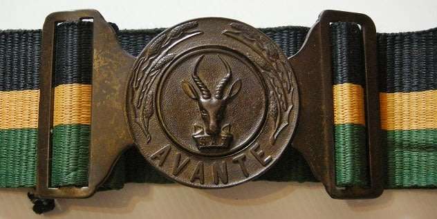 5 SA Infantry Battalion Stable Belt Two Piece Buckle Length of Belting 85cm