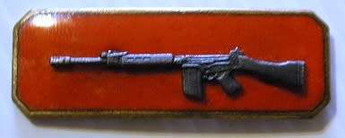 SA Army Marksman Badge (Bronze Rifle) Pins Bent