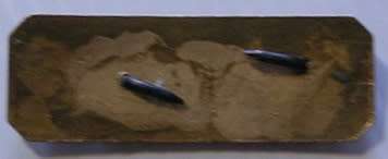 SA Army Marksman Badge (Bronze Rifle) Pins Bent